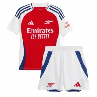 Echipament fotbal Arsenal Ben White #4 Tricou Acasa 2024-25 pentru copii maneca scurta (+ Pantaloni scurti)